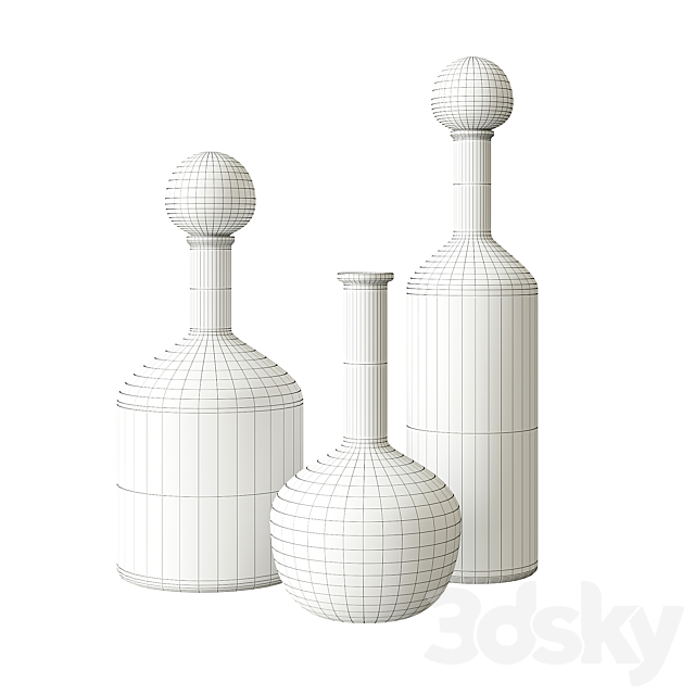 RH DECORATIVE BOTTLES 3DSMax File - thumbnail 4