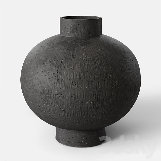 RH Geometric vases set 3ds Max - thumbnail 3