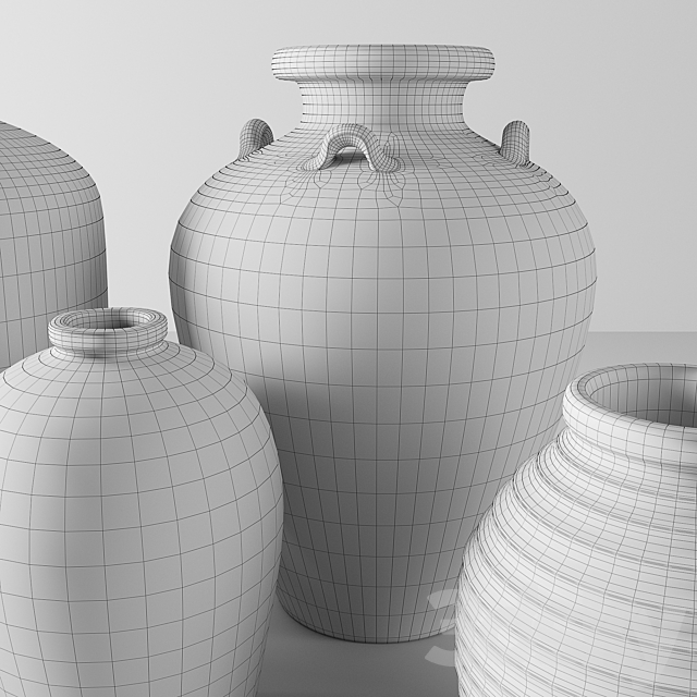 Rh vases collection 3DSMax File - thumbnail 3