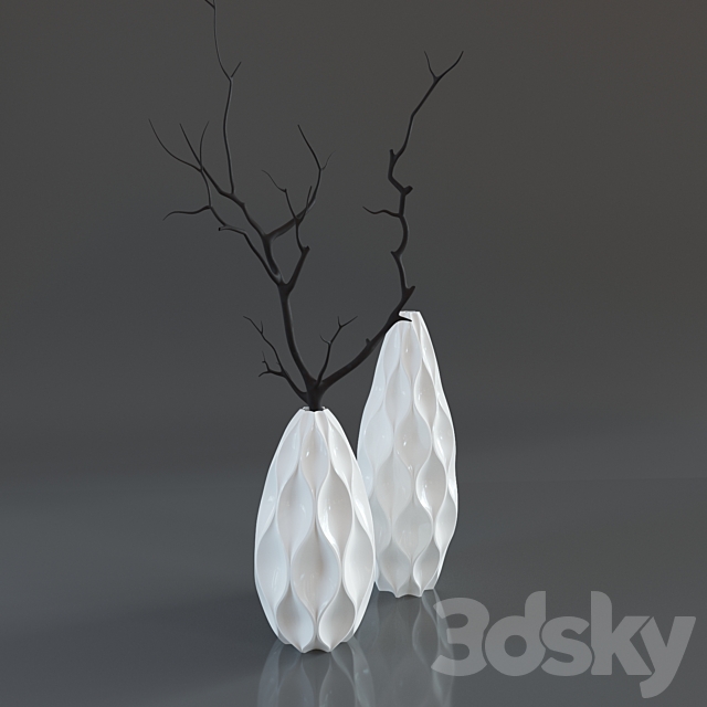 Sequence Vases 3ds Max - thumbnail 2