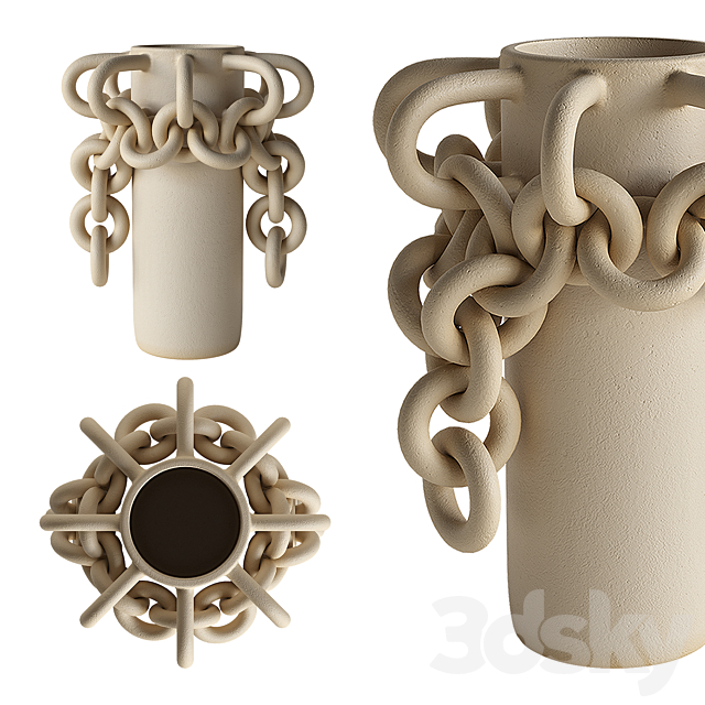 Set of vases GBS-V01 3DS Max Model - thumbnail 3