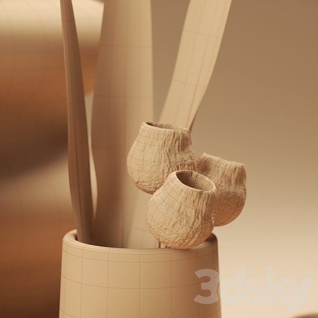 Set of vases H&M 3DSMax File - thumbnail 5