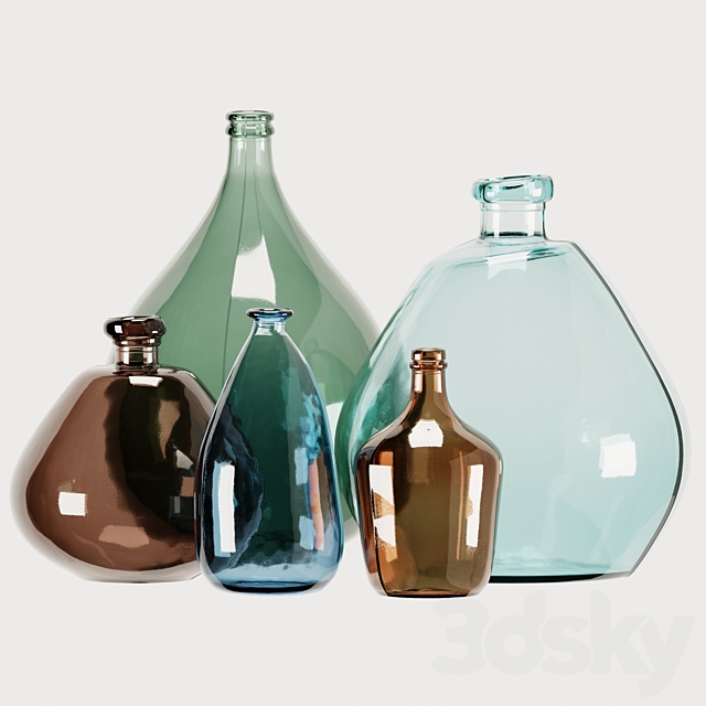 Set of vases. Izolia 3DSMax File - thumbnail 1