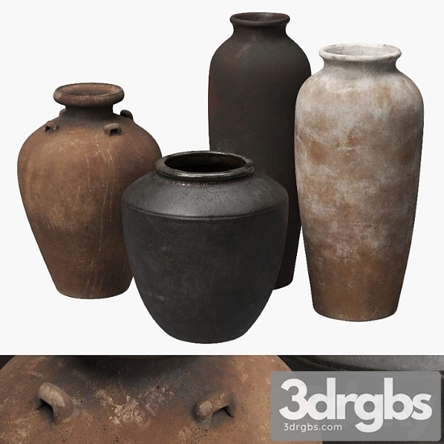 Tall ceramic vases - thumbnail 1