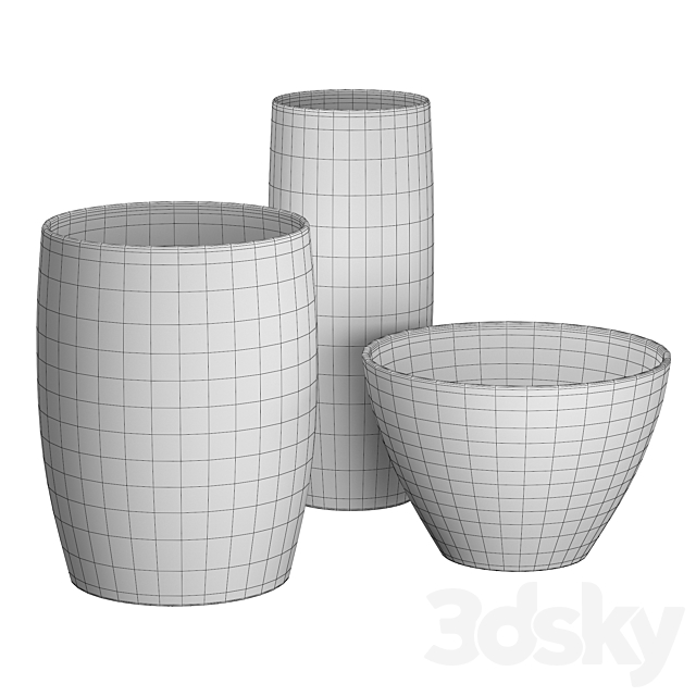 Terracotta Pots 2 3DSMax File - thumbnail 5