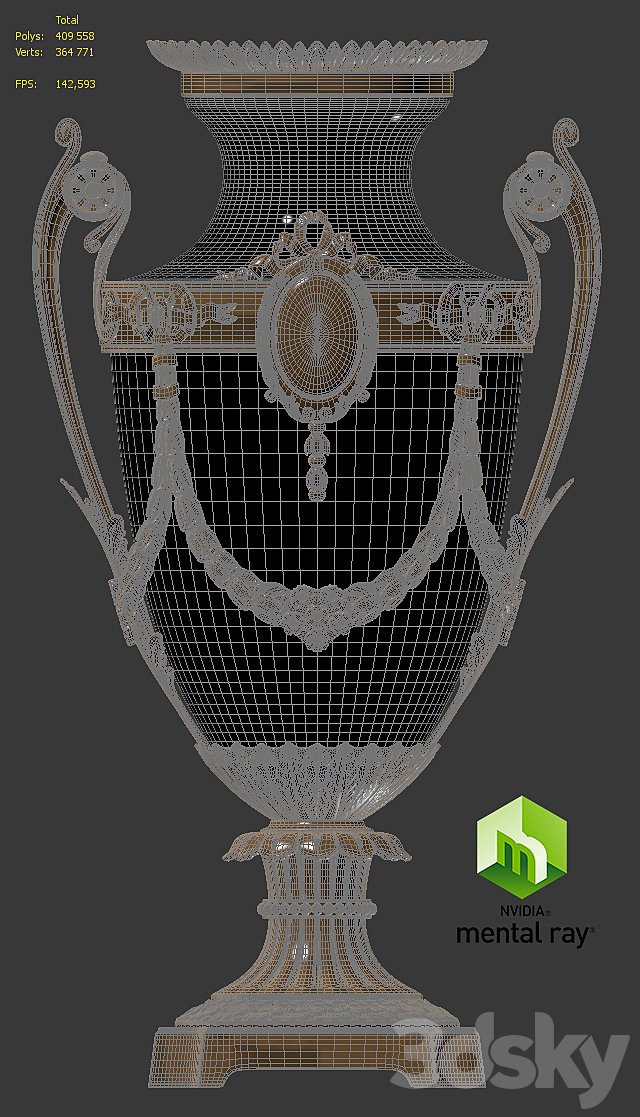 Vase 1920 3DSMax File - thumbnail 3