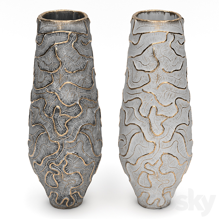 Vase 5 3DS Max Model - thumbnail 2