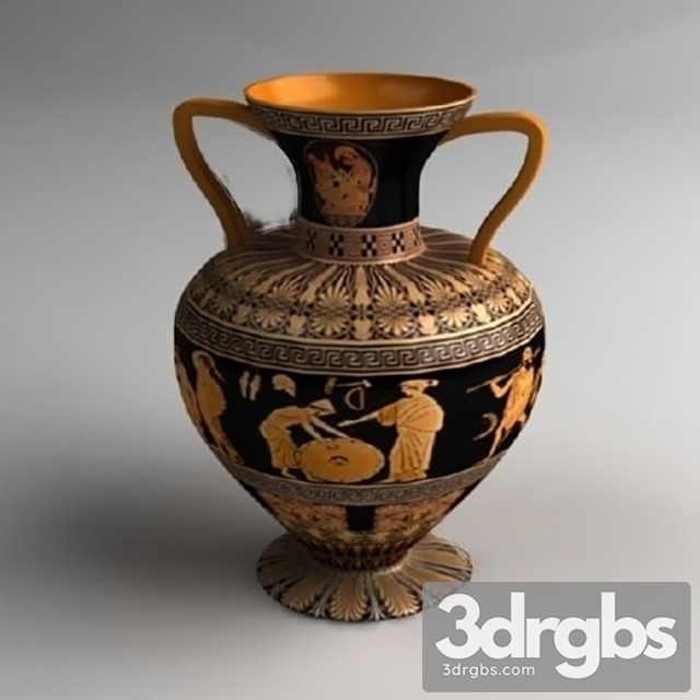 Vase Amphora 3dsmax Download - thumbnail 1