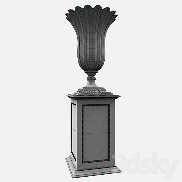 Vase ARTEARREDO by Shleret BIARRITZ 3ds Max - thumbnail 2