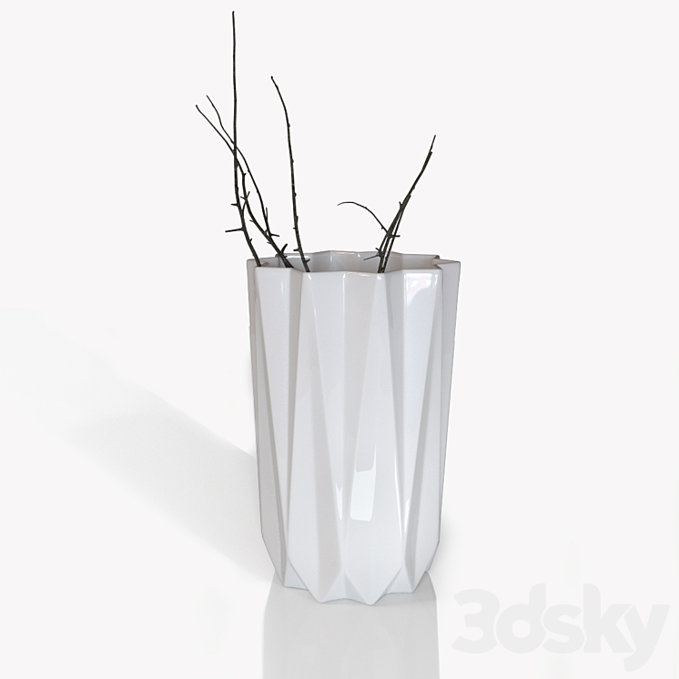 Vase Bloomingville Geometric (Corona + Vray) 3DS Max - thumbnail 1