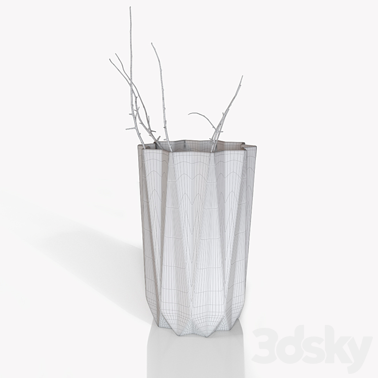 Vase Bloomingville Geometric (Corona + Vray) 3DS Max - thumbnail 2