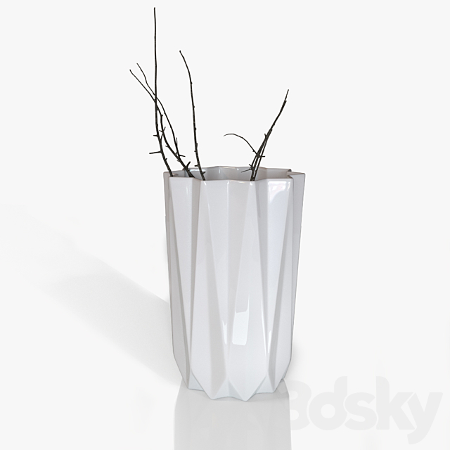 Vase Bloomingville Geometric (Corona + Vray) 3DSMax File - thumbnail 1