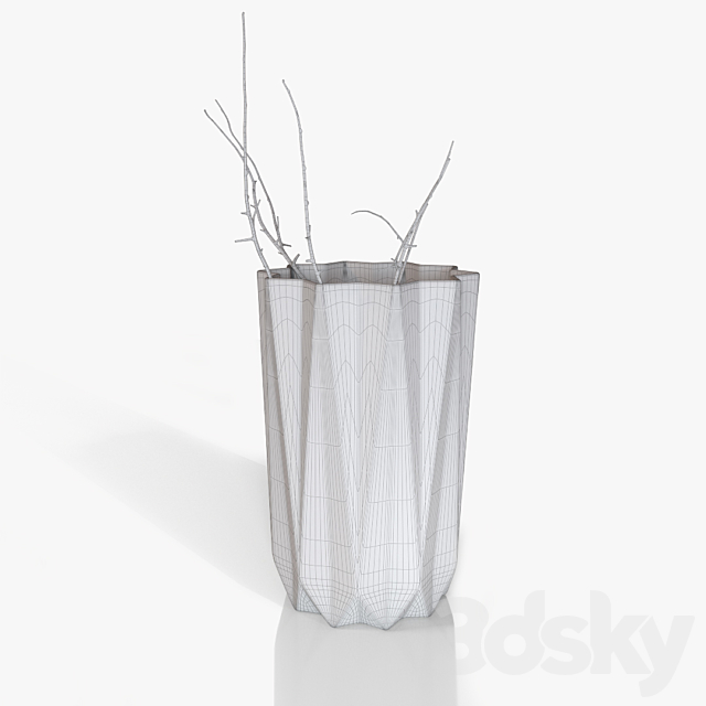 Vase Bloomingville Geometric (Corona + Vray) 3DSMax File - thumbnail 2