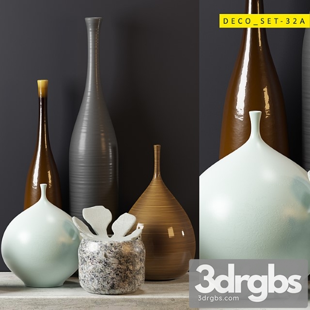 Vase Decoset 32 A 3dsmax Download - thumbnail 1