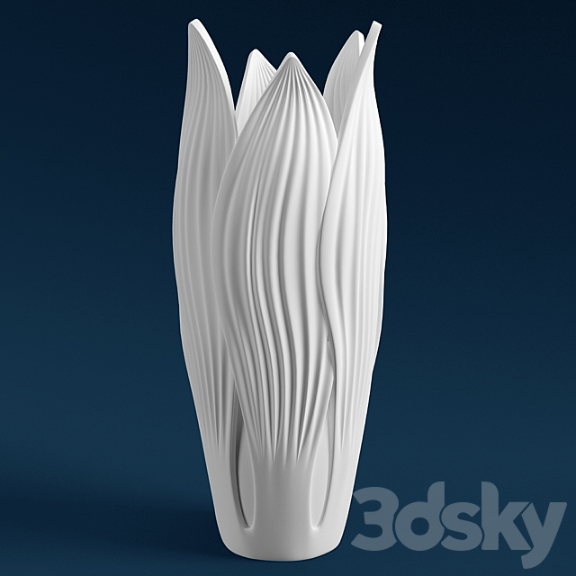 Vase flower blooms 3DSMax File - thumbnail 1