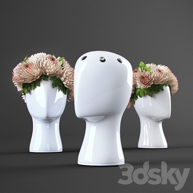 vase Flower Head 3DSMax File - thumbnail 1