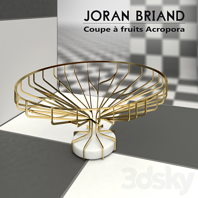 Vase for fruits Joran Briand Acropora 3DSMax File - thumbnail 1