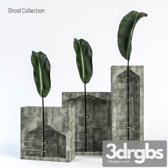 Vase Ghost collection 3dsmax Download - thumbnail 1