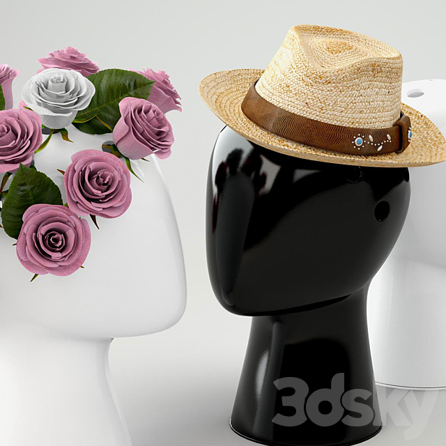 Vase – head 3DS Max Model - thumbnail 3