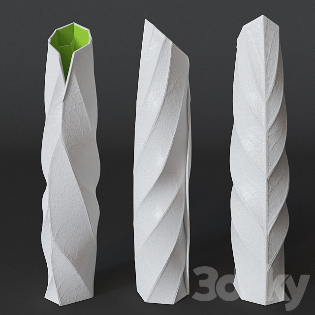 Vase in the form of a sheet 3DSMax File - thumbnail 1