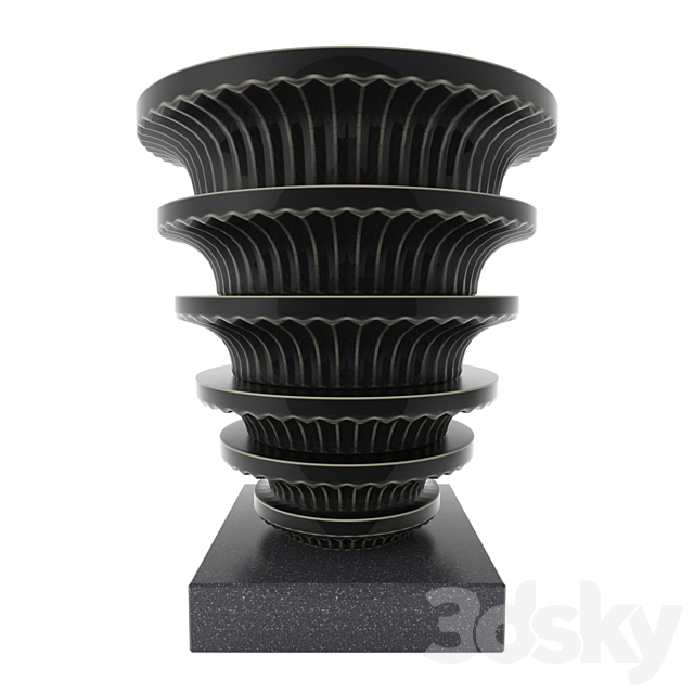 Vase pebble 3DSMax File - thumbnail 1