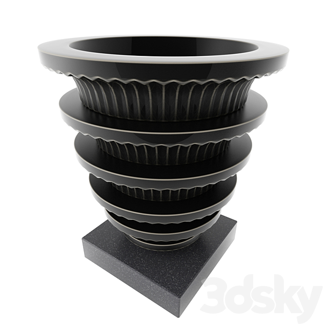 Vase pebble 3DSMax File - thumbnail 2