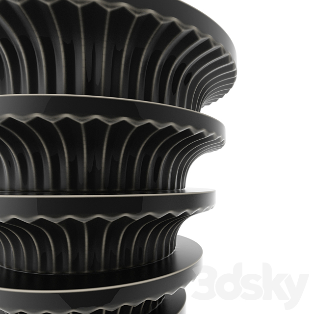 Vase pebble 3DSMax File - thumbnail 3