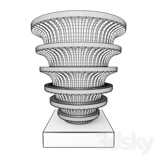 Vase pebble 3DSMax File - thumbnail 4