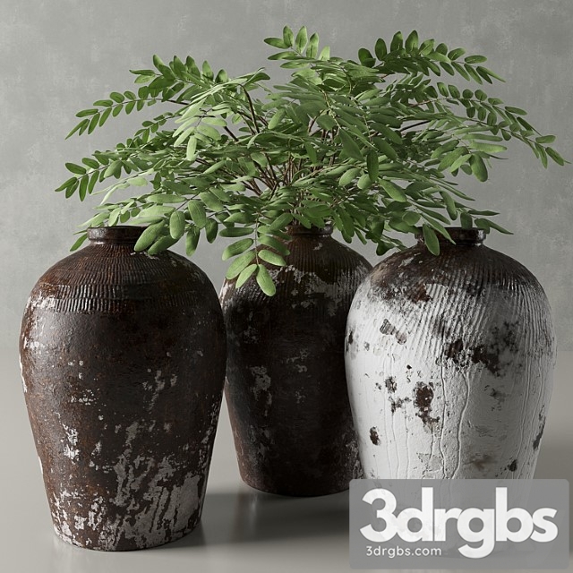 Vase Rh rice wine vessels 3dsmax Download - thumbnail 1