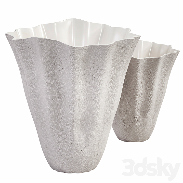 Vase Seashell decor 3DS Max - thumbnail 1