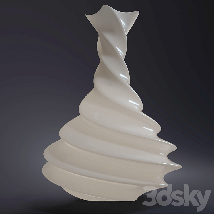 Vase twist-vase 3DS Max - thumbnail 2