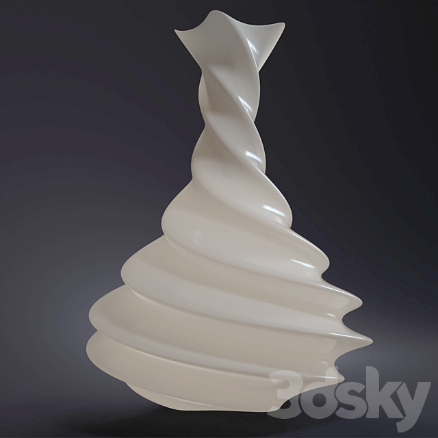 Vase twist-vase 3DSMax File - thumbnail 2