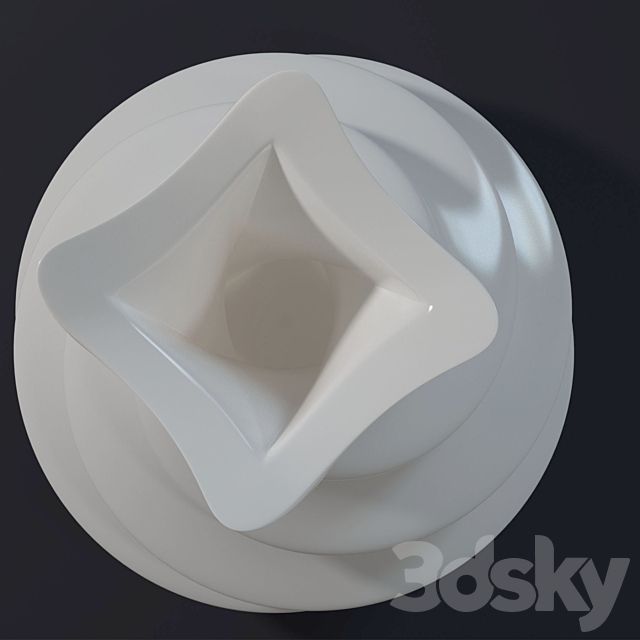 Vase twist-vase 3DSMax File - thumbnail 3