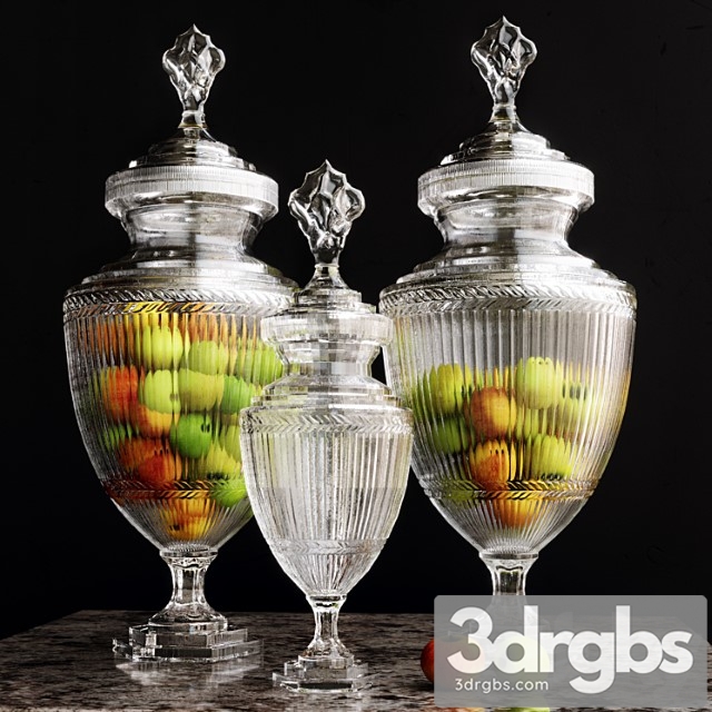 Vase Vase harcourt glass l s 3dsmax Download - thumbnail 1