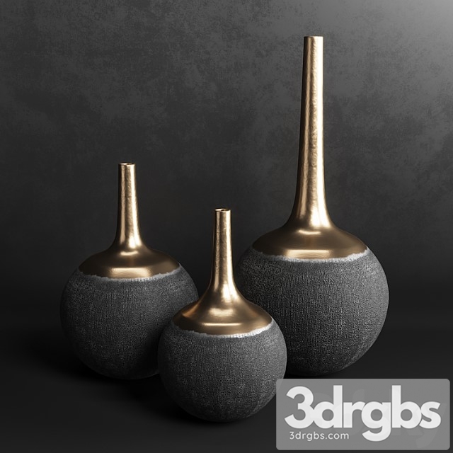 Vase Vases set 2_2 3dsmax Download - thumbnail 1