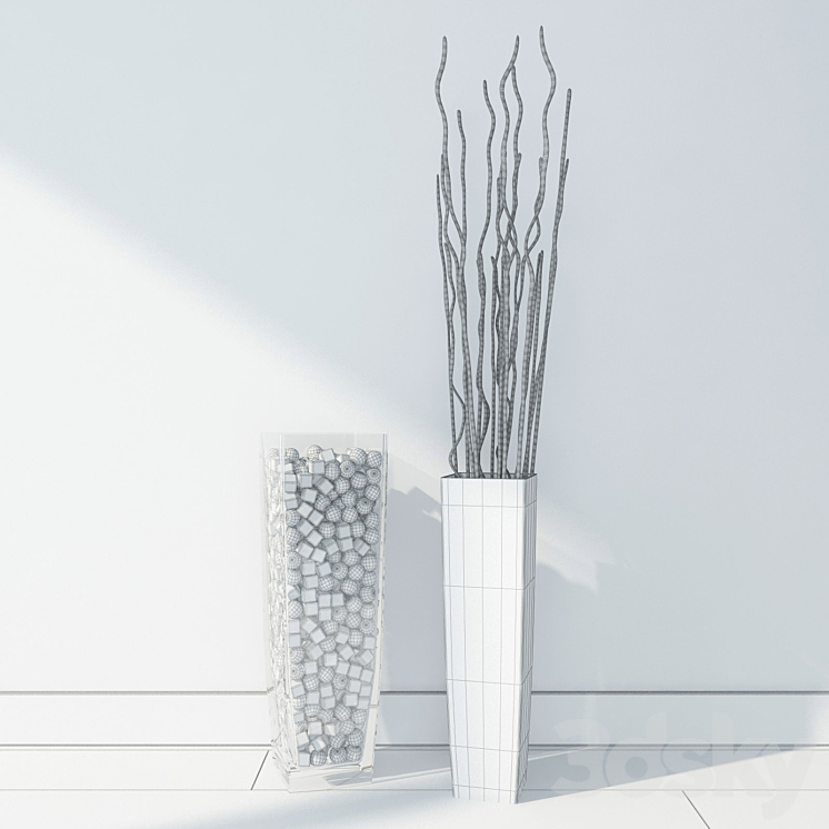 Vase with filling 3DS Max - thumbnail 2