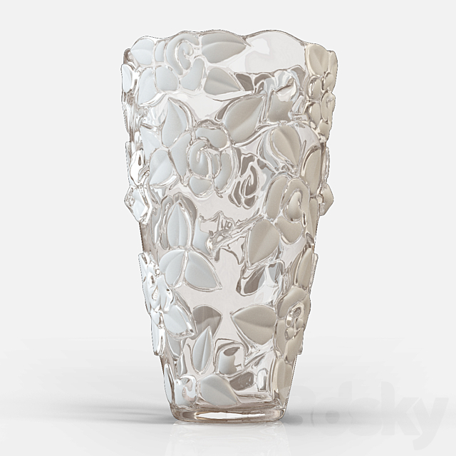 Vase with roses 3ds Max - thumbnail 1