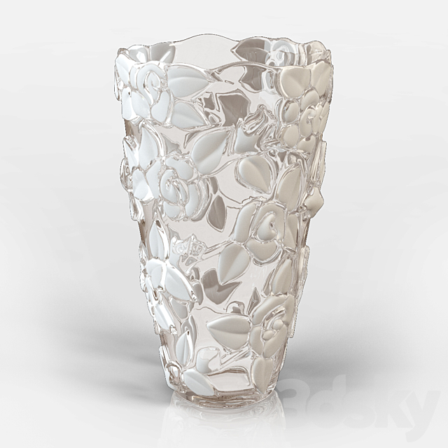 Vase with roses 3ds Max - thumbnail 2