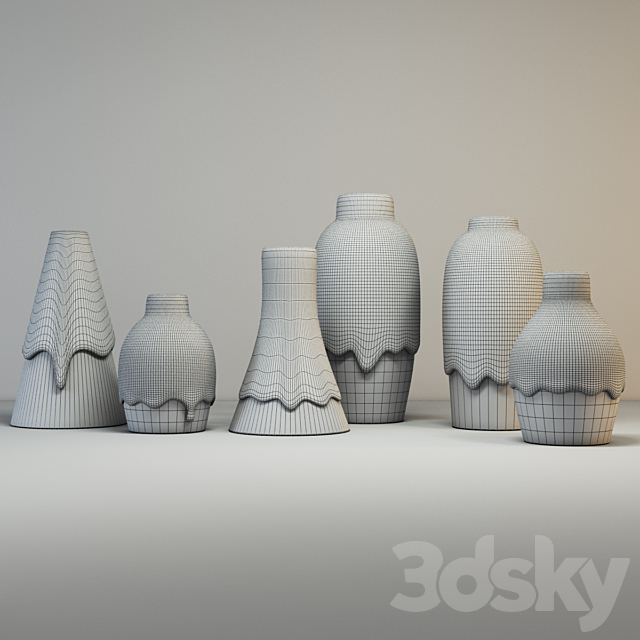 Vases 3ds Max - thumbnail 2