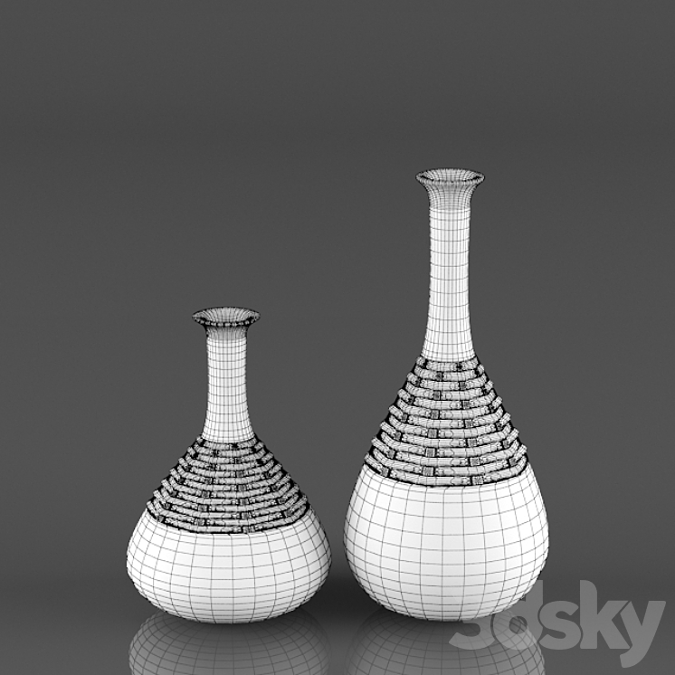 Vases Beatrice 3DS Max - thumbnail 2