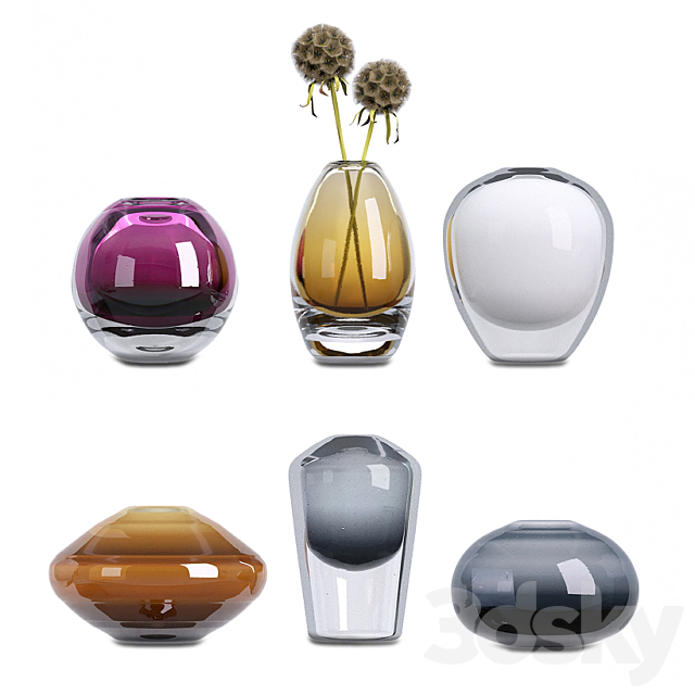 Vases Boconcept 3DS Max Model - thumbnail 1