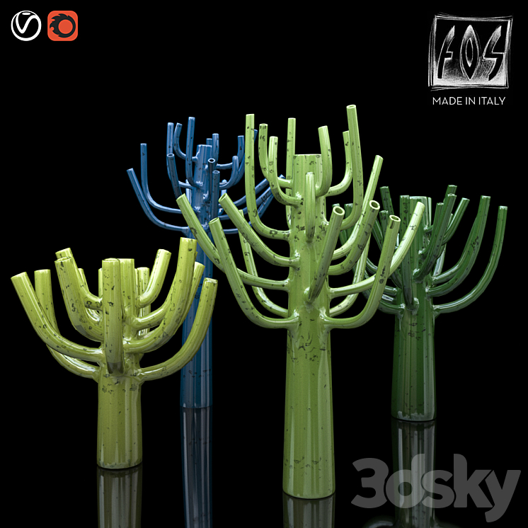 Vases Fos Ceramiche 3DS Max - thumbnail 1