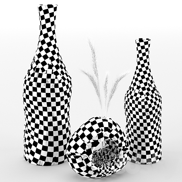 Vases set 05 3DSMax File - thumbnail 3