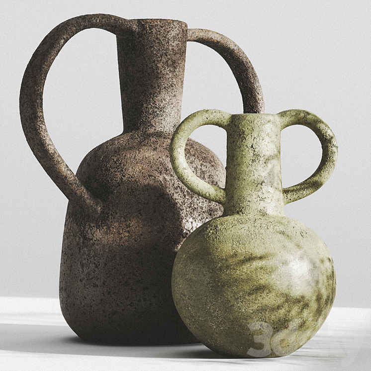 VASES WITH HANDLES by ZARA HOME part 2 3DS Max - thumbnail 1