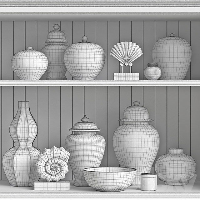 Williams-Sonoma Home decor set 2 3DS Max Model - thumbnail 3