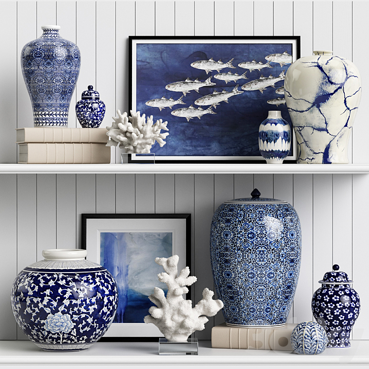 Williams-Sonoma Home decor set 3 3DS Max - thumbnail 1