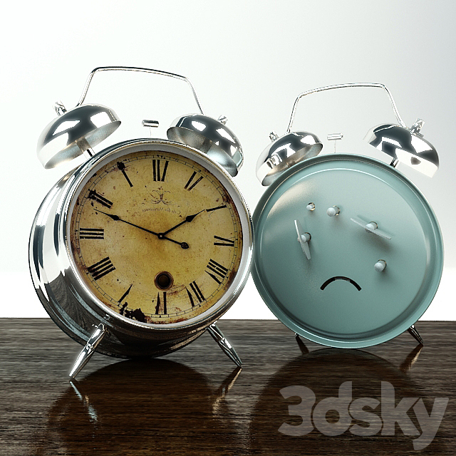 alarm clock Kichi 3DSMax File - thumbnail 1