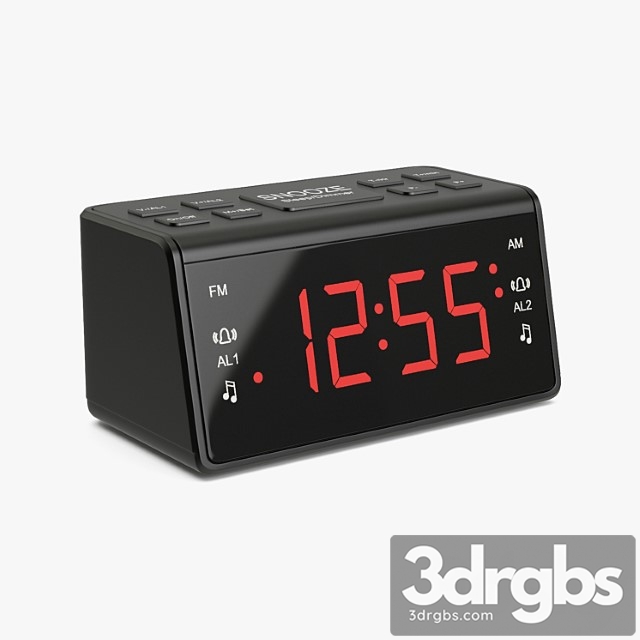 Alarm clock nr 08 3dsmax Download - thumbnail 1