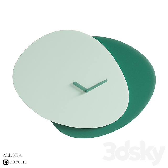 Allora clock 3DSMax File - thumbnail 2