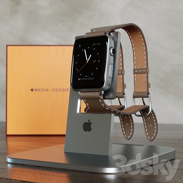 Apple Watch HERMES Edition 3DSMax File - thumbnail 1